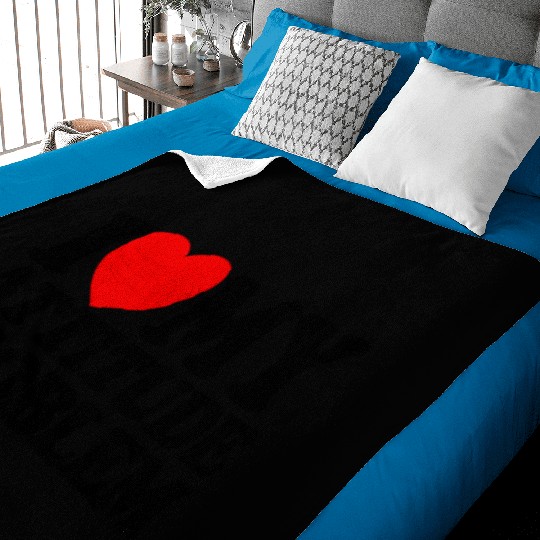 I Love My Attitude Problem Womens Attitude Problem Baby Blankets