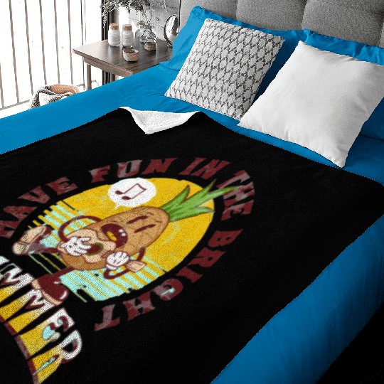 Have fun in the bright summer sun Baby Blankets