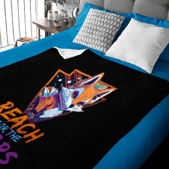 CYBER FOX - Reach for he stars Baby Blankets