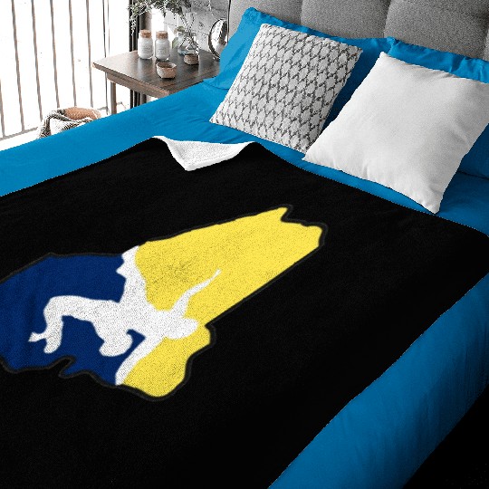 Maine Wrestling Baby Blankets
