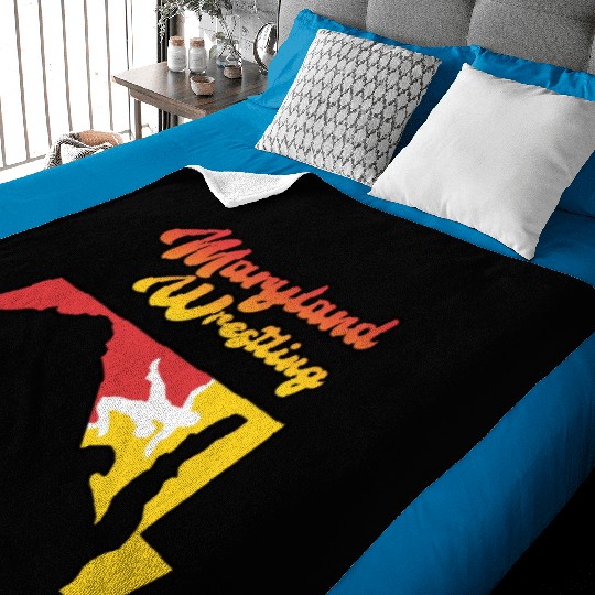 Maryland Wrestling Baby Blankets