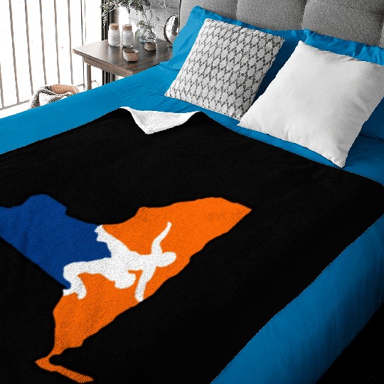 New York Wrestling Baby Blankets