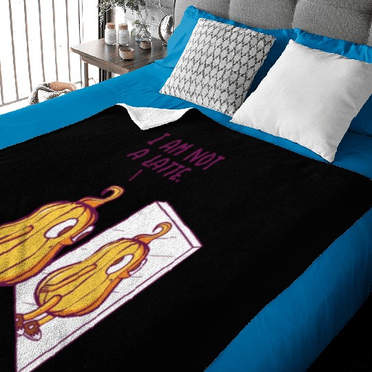 Pumpkin Latte Lover Coffee Pumpkin Baby Blankets