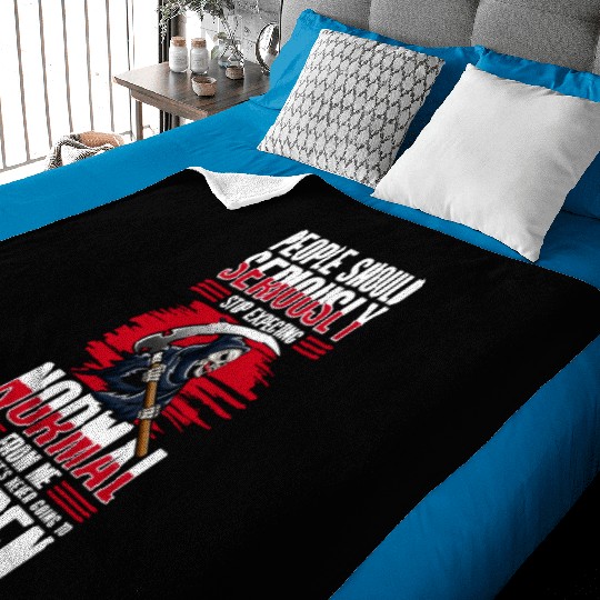 I Hate People People Misanthropy Life Baby Blankets