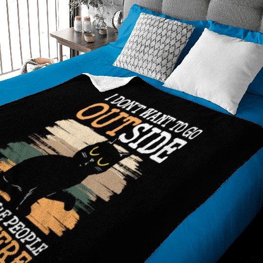 I Hate People People Dislike Rejection Baby Blankets