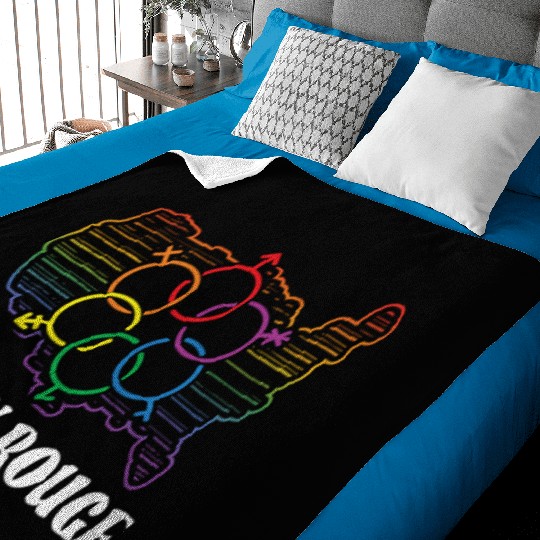 Baton Rouge Pride Month Pride Flag LGBT Community Baby Blankets