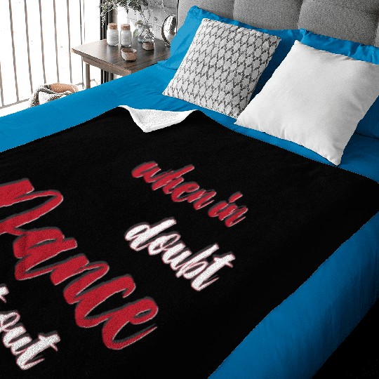 Swing Dancing Dancer When In Doubt Dance It Out Baby Blankets