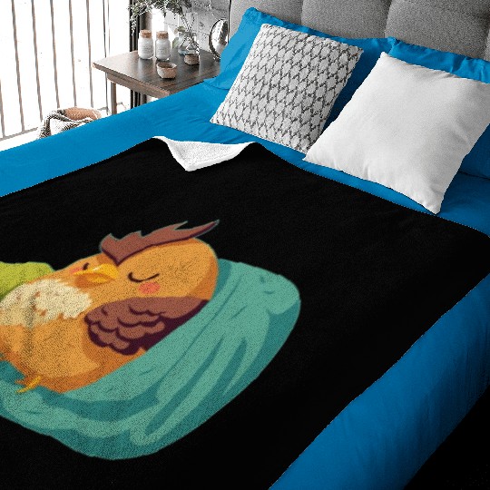 Chicken Farmer Chicken Whisperer Farm Animal Baby Blankets