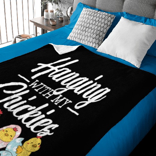 Chicken Farmer Chicken Whisperer Farm Animal Baby Blankets