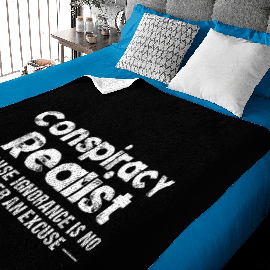 Conspiracy Realist Baby Blankets