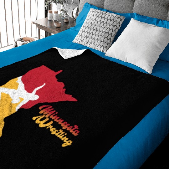 Minnesota Wrestling Baby Blankets