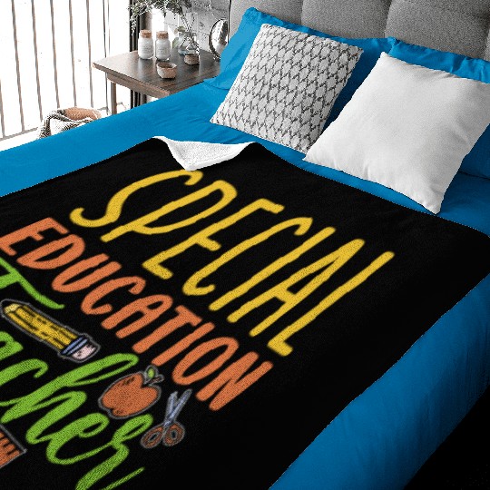 Special Education Teacher Cute Sped Awareness Baby Blankets