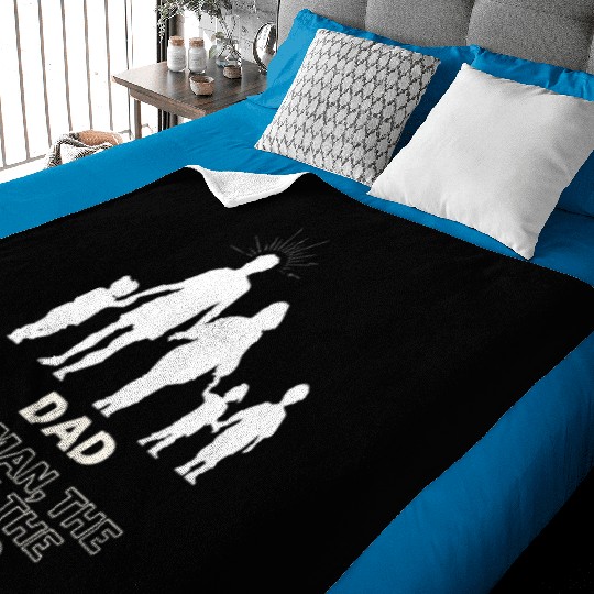 Dad, the man, the myth, the legend Baby Blankets