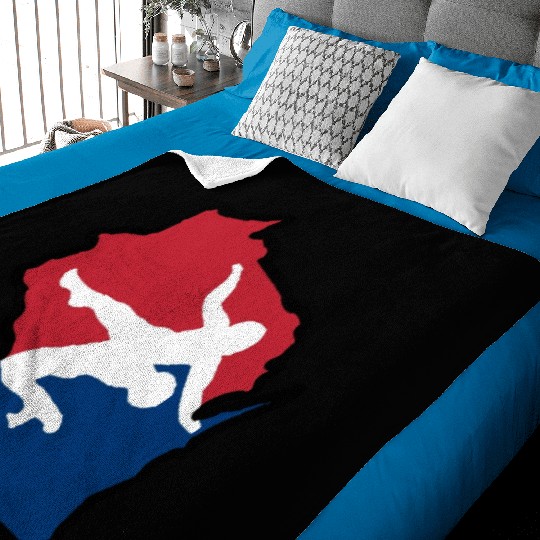 Wisconsin Wrestling Baby Blankets