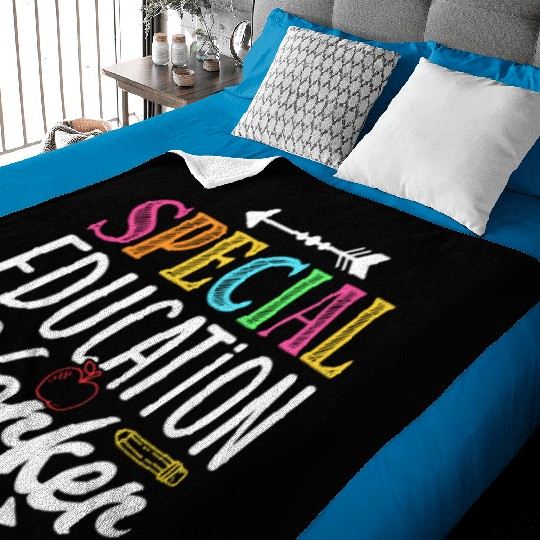 Special Education Worker Sped Teacher Awareness Baby Blankets