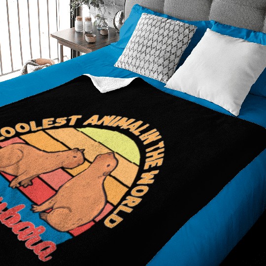 Coolest Animal in The World Capybara Baby Blankets