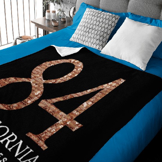 California Los Angeles est 84 Baby Blankets