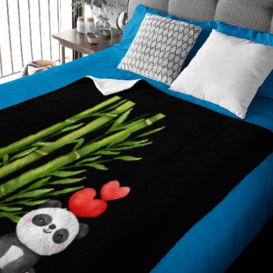 Bamboo Panda Baby Blankets