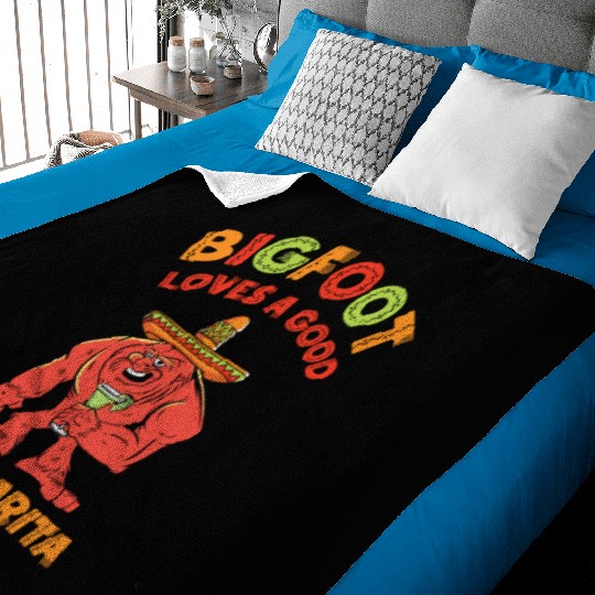 Cinco de Mayo Cryptozoology Bigfoot Fiesta Cryptid Baby Blankets