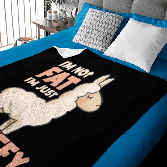 Alpaca Lunch Funny Animals Llama Alpaca Lover Baby Blankets