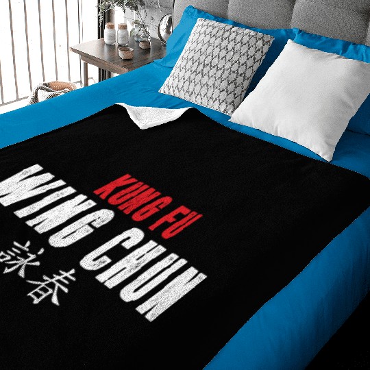 Kung Fu Wing Chun Martial Arts MMA Gift Baby Blankets