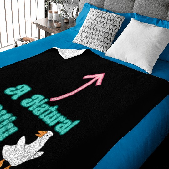 A Natural Silly Goose: Fun & Lighthearted Design Baby Blankets
