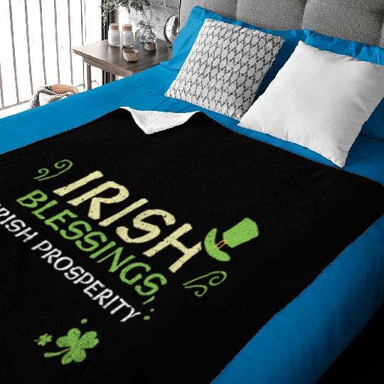 Irish blessings, Irish prosperity Baby Blankets