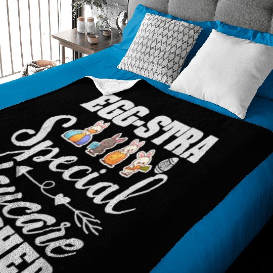 Egg Stra Special Daycare Teacher Baby Blankets