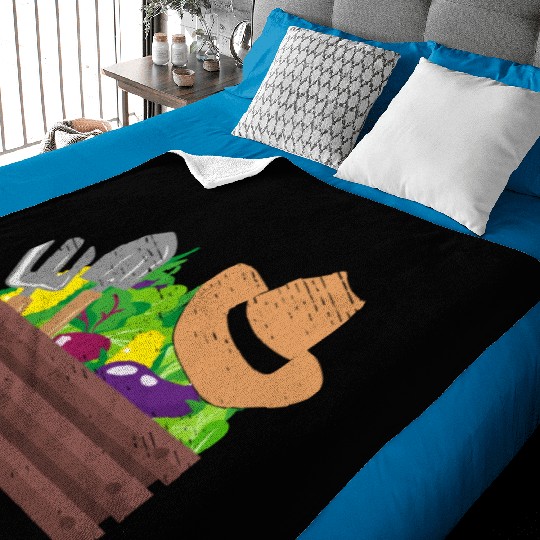 Farmer Gardener Farming Gardening Agriculture Baby Blankets