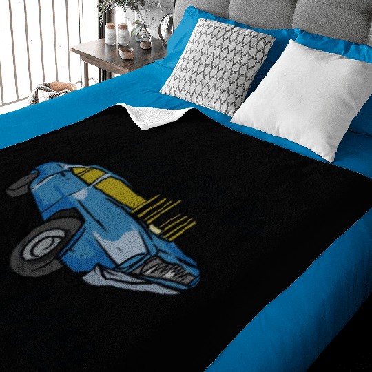 Demolition Derby Car Demo Derby Driver Baby Blankets