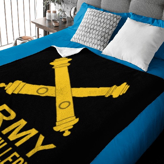 ARMY FIELD ARTILLERY BRANCH US USA Pullover Baby Blankets