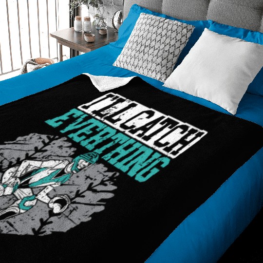 Baseball Lover Baseball Player Baseball Catcher Baby Blankets