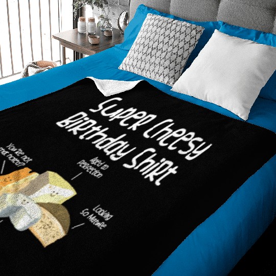 Super Cheesy Birthday Party Natal Day Cheese Lover Baby Blankets