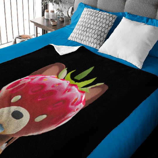 Strawberry Hound Baby Blankets