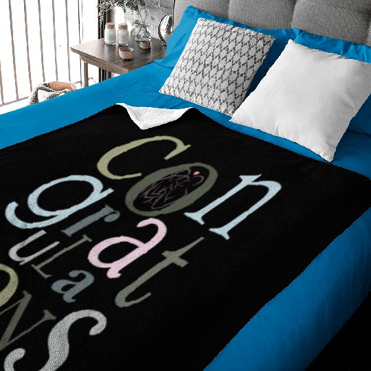 congratulations newborn baby Baby Blankets