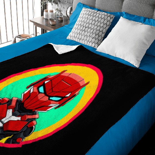 Baby Robot Baby Blankets