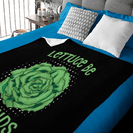 Vegan Chef Lettuce Be Friends Veganism Vegan Chefs Baby Blankets