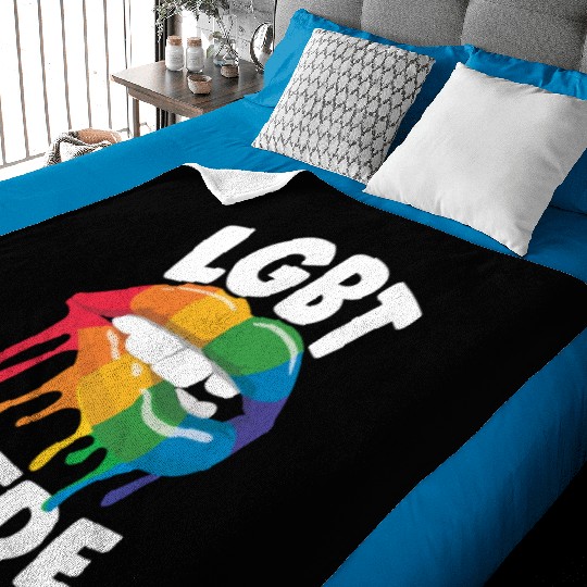 Gay Rights Rainbow Pride Month LGBTQ Gay Pride Baby Blankets