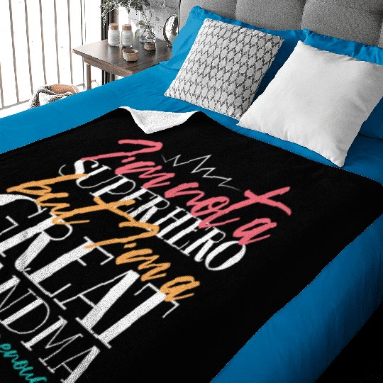Superhero Great Grandma Baby Blankets