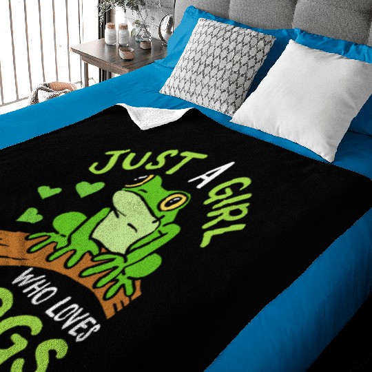 Frog Toad Frog Lover Baby Blankets