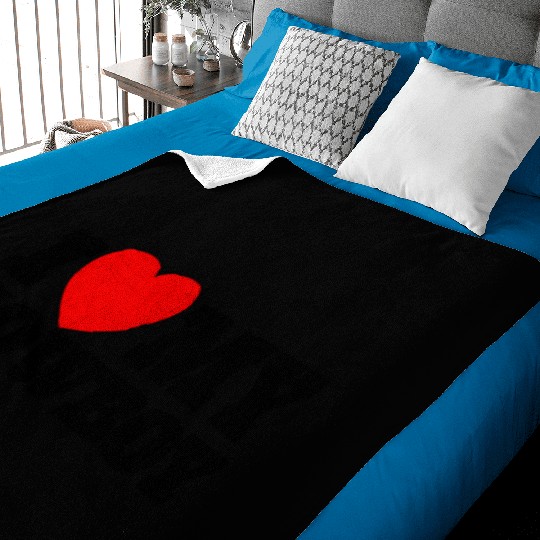 I Love My Cowboy Red Heart Cowboys Love My Cowboy Baby Blankets