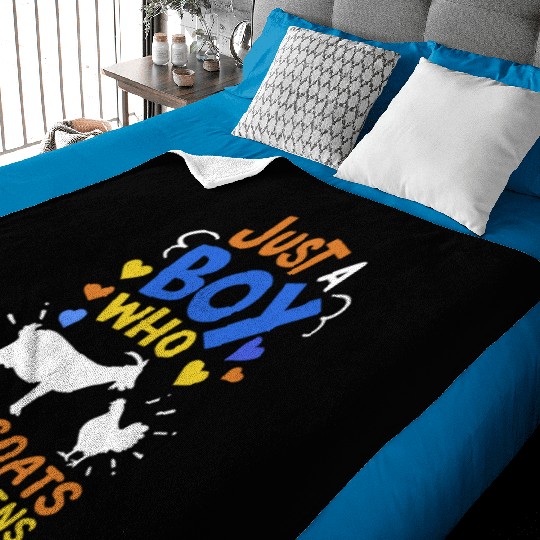 Goats Chickens Farmer Goat Lover Chicken Lover Baby Blankets