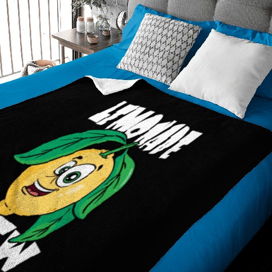 Sweet Kids Lemon Motif Baby Blankets