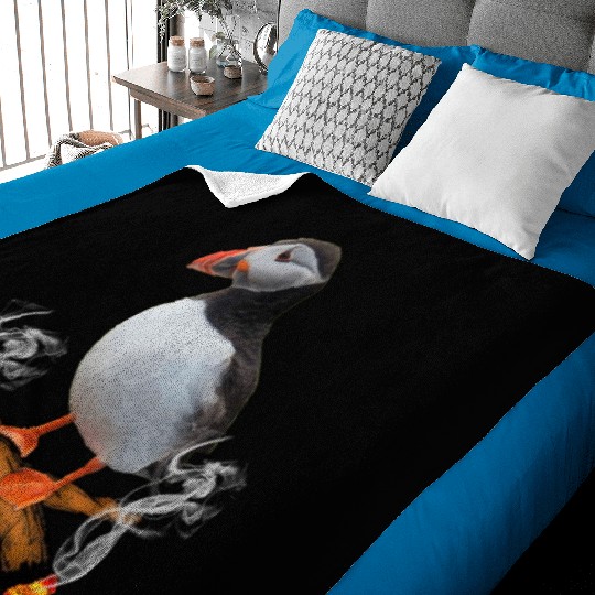 Puffin Blunts Baby Blankets