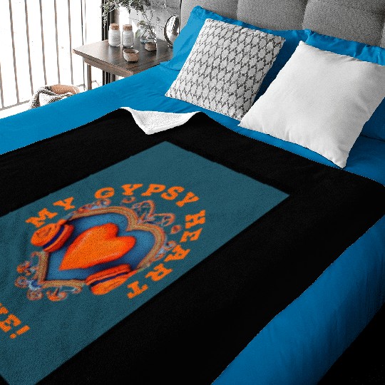 My Gypsy Heart Baby Blankets