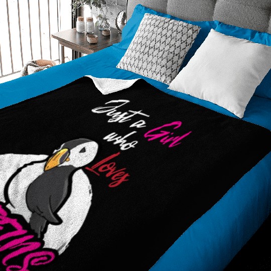 Puffin Lover Puffins Baby Blankets