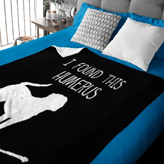 I Found This Humerus Funny Dog Lover Baby Blankets