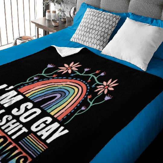 Gay Rights Rainbow Pride Month LGBTQ Gay Pride Baby Blankets