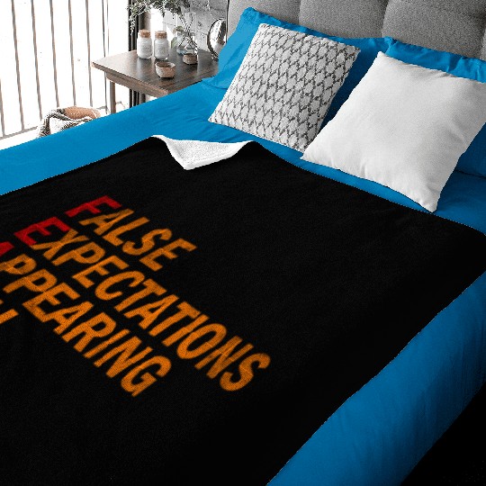 False expectations appearing real Baby Blankets