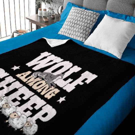 Wolf Among Sheep Wolves Animal Werewolf Wolf Lover Baby Blankets